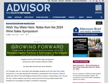 Wish You Were Here: Notes from the 2024 Wine Sales Symposium