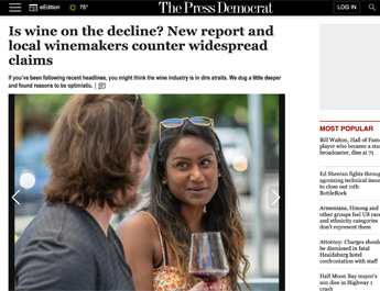 Is wine on the decline? New report and local winemakers counter widespread claims