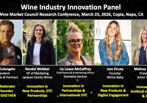 Wine Innovation Panel Announced for 2026 Wine Market Council Research Conference in Napa